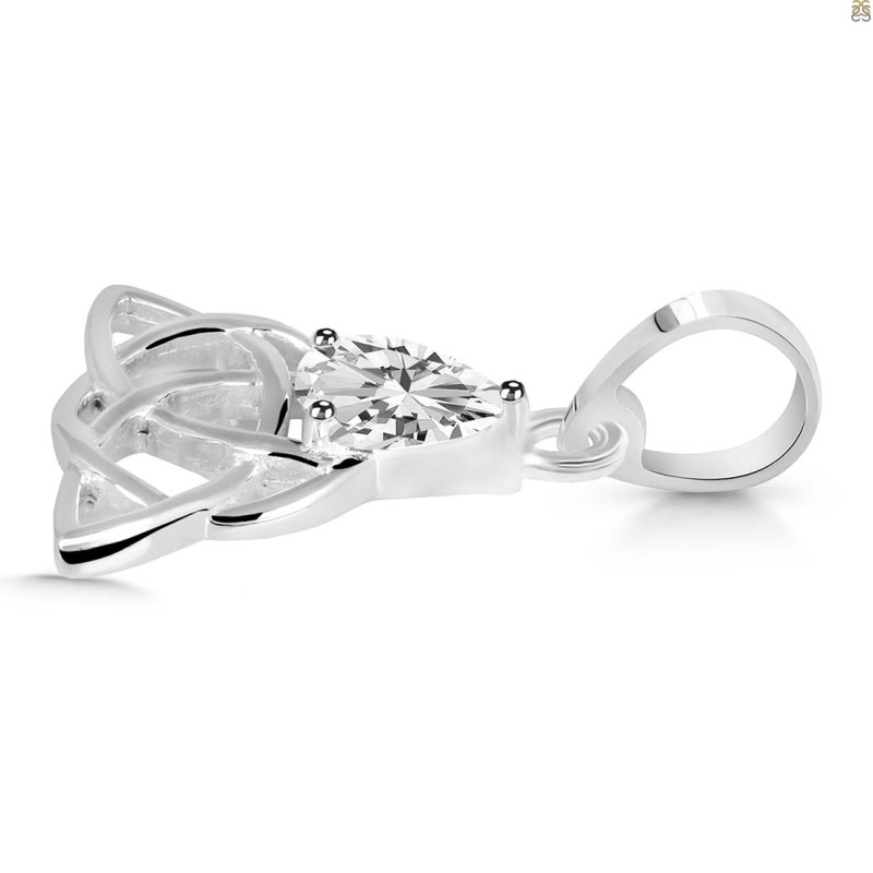 Crystal Triquetra Pendant CST-RDEP-892.