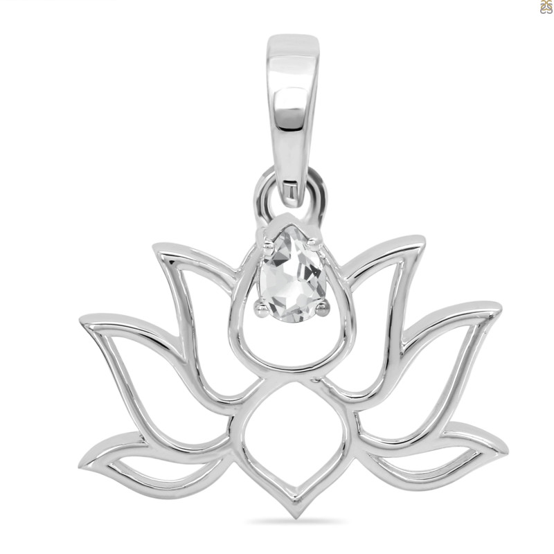 Crystal Lotus Pendant CST-RDN-156-A.