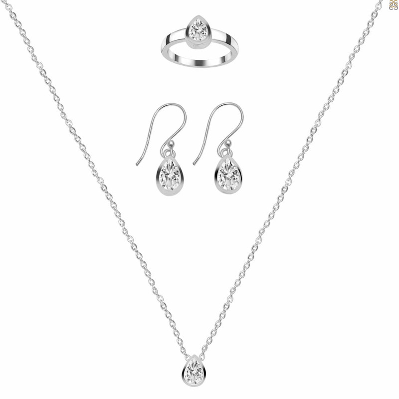  Crystal Jewelry Set