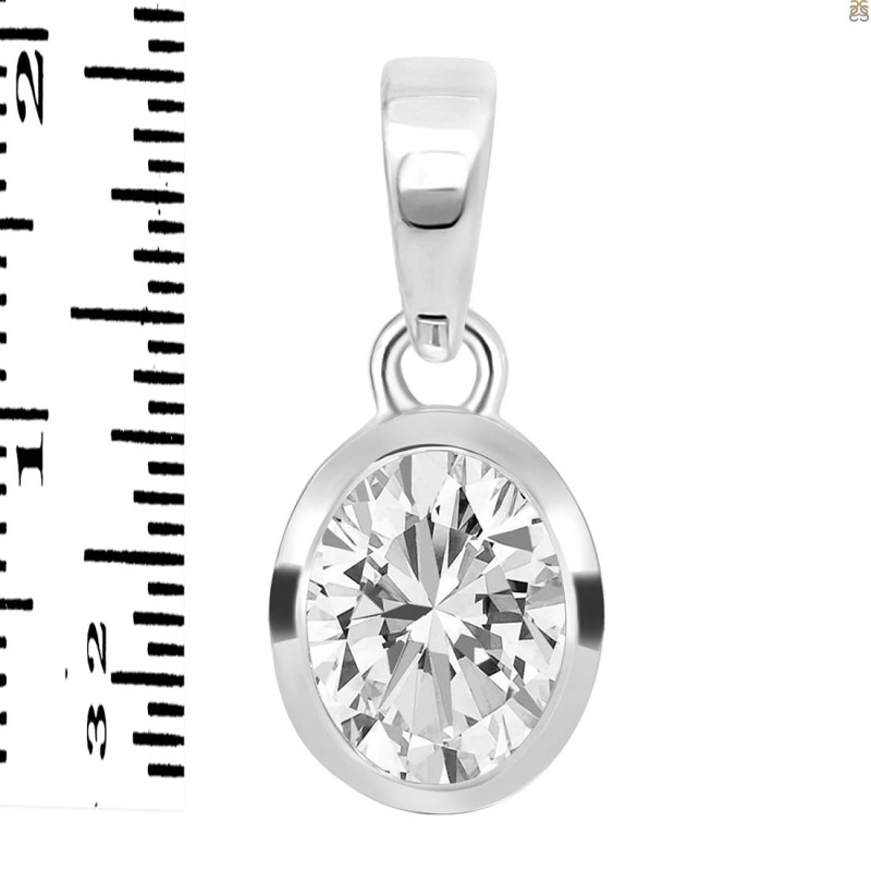 Crystal Quartz Pendant CST-RDP-380.