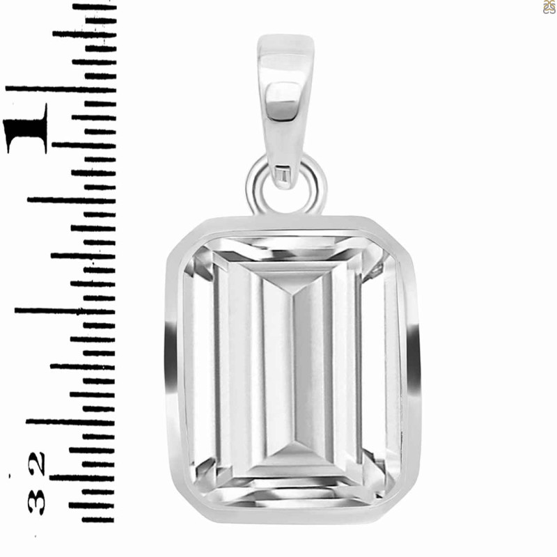 Crystal Quartz Pendant CST-RDP-461.