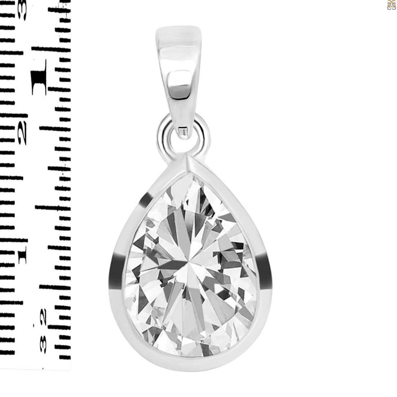 Crystal Quartz Pendant CST-RDP-463.