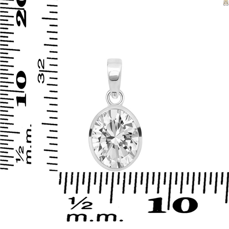 Crystal Quartz Pendant CST-RDP-466.