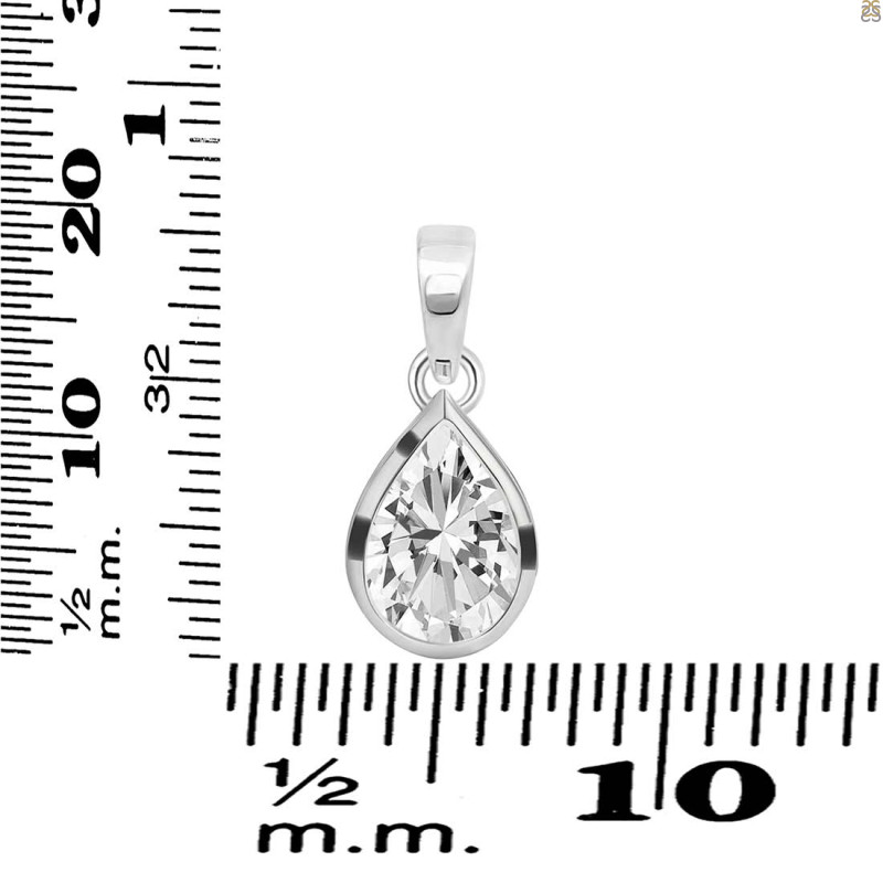 Crystal Quartz Pendant CST-RDP-468.