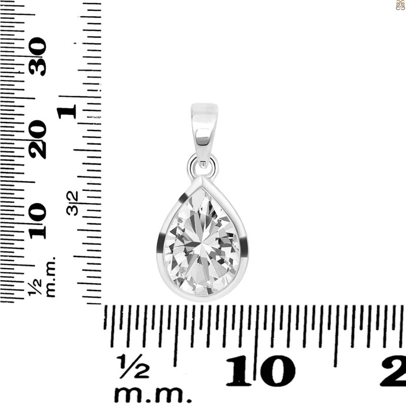 Crystal Quartz Pendant CST-RDP-470.