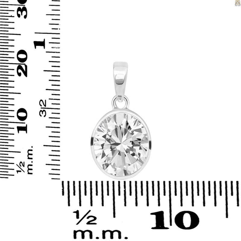 Crystal Quartz Pendant CST-RDP-737.