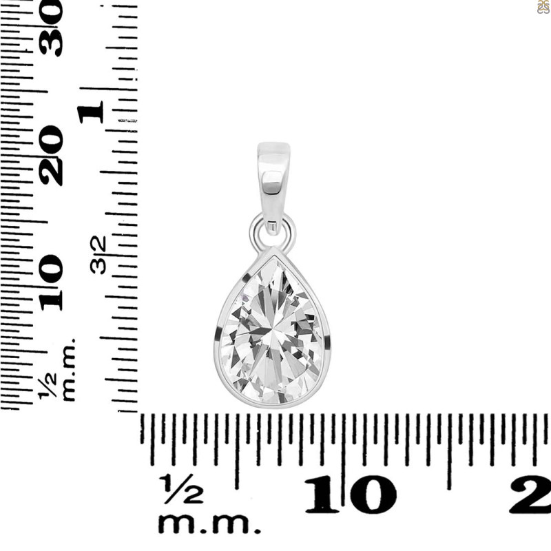Crystal Quartz Pendant CST-RDP-790.