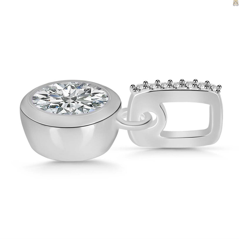 Crystal & White Topaz Pendant