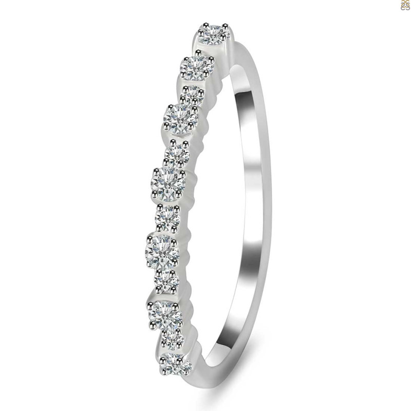 Crystal & White Topaz Ring