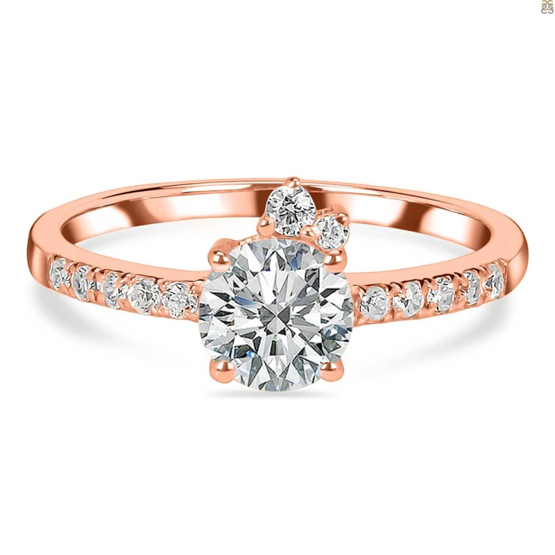 Crystal & White Topaz Ring CST-RDR-2303.