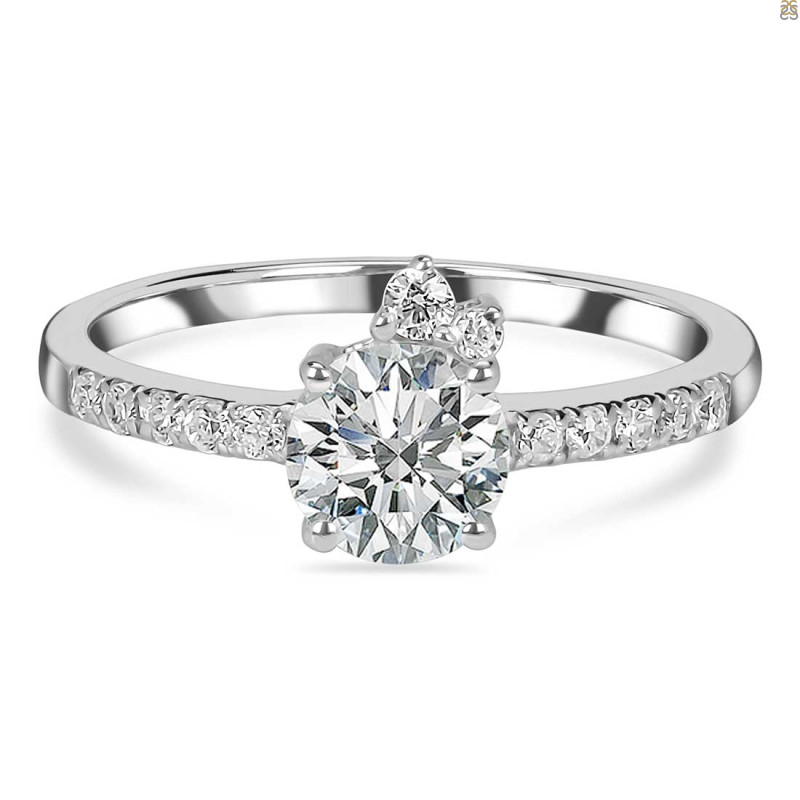 Crystal & White Topaz Ring CST-RDR-2303.