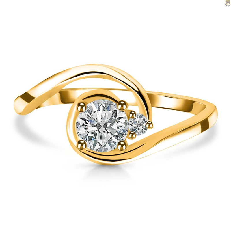 Crystal & White Topaz Ring CST-RDR-2622.