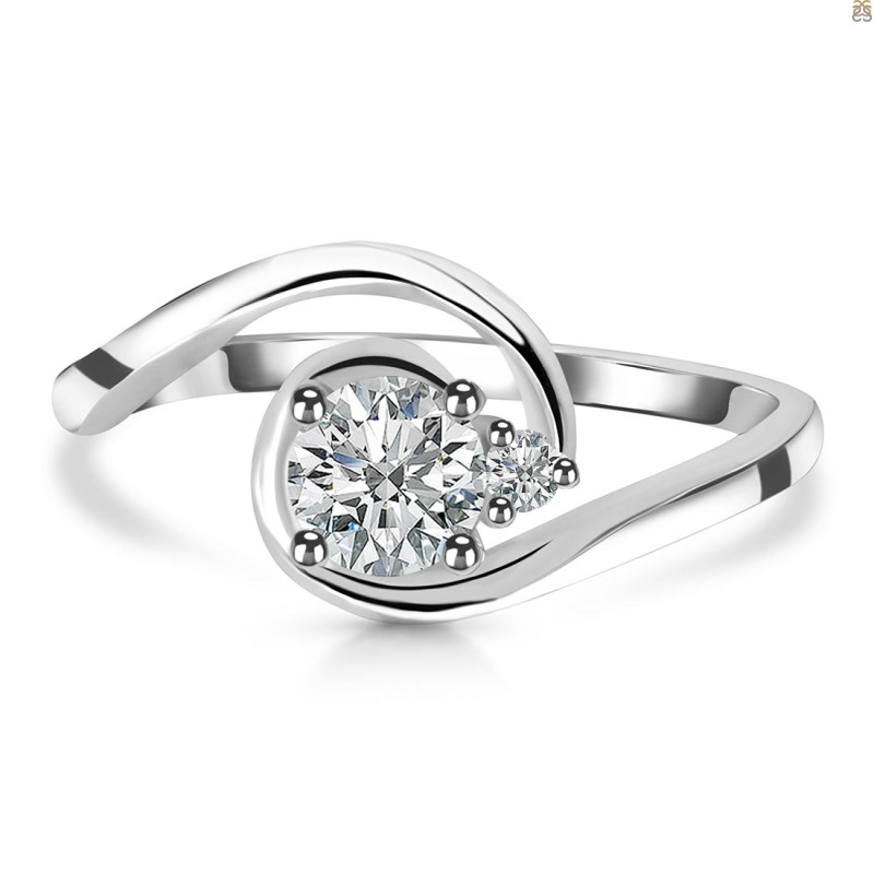 Crystal & White Topaz Ring CST-RDR-2622.