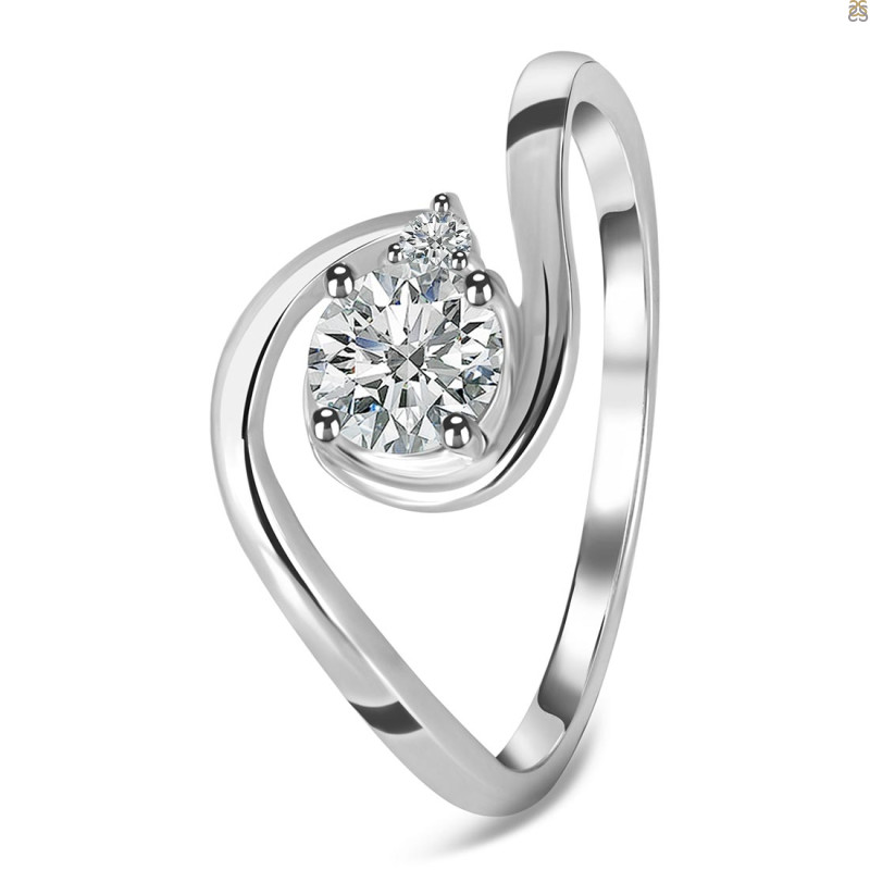 Crystal & White Topaz Ring