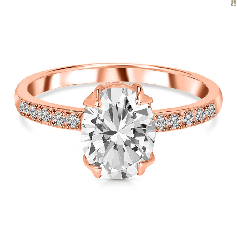 Crystal & White Topaz Ring CST-RR-207.
