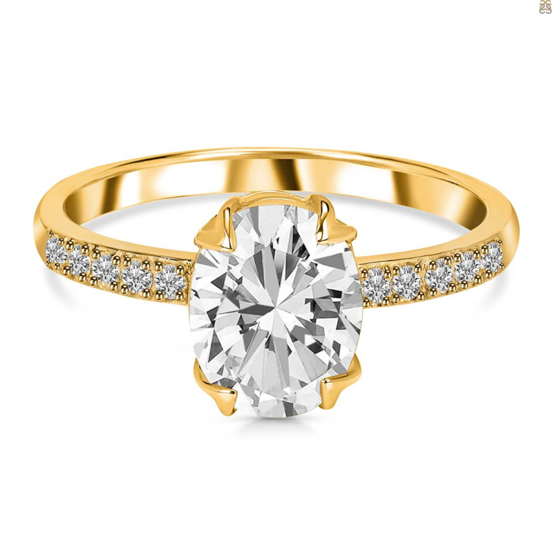 Crystal & White Topaz Ring CST-RR-207.