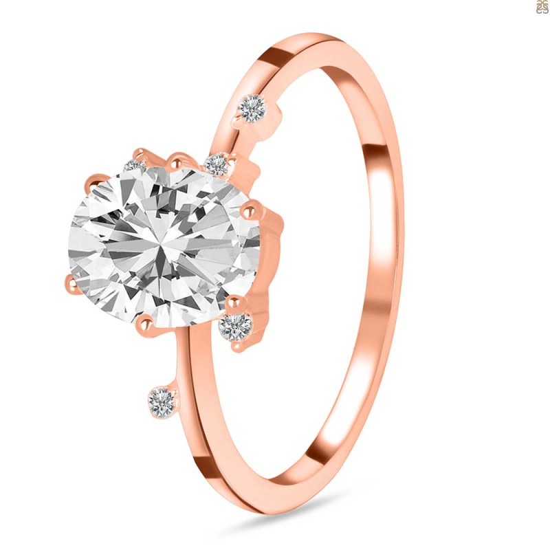 Crystal & White Topaz Ring CST-RR-318.