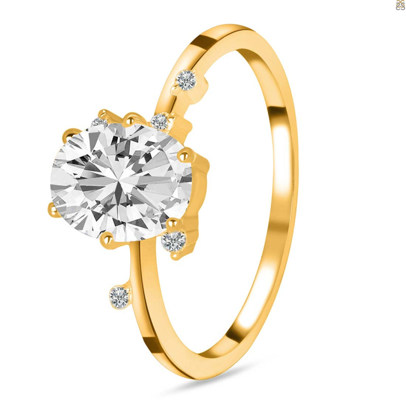 Crystal & White Topaz Ring CST-RR-318.