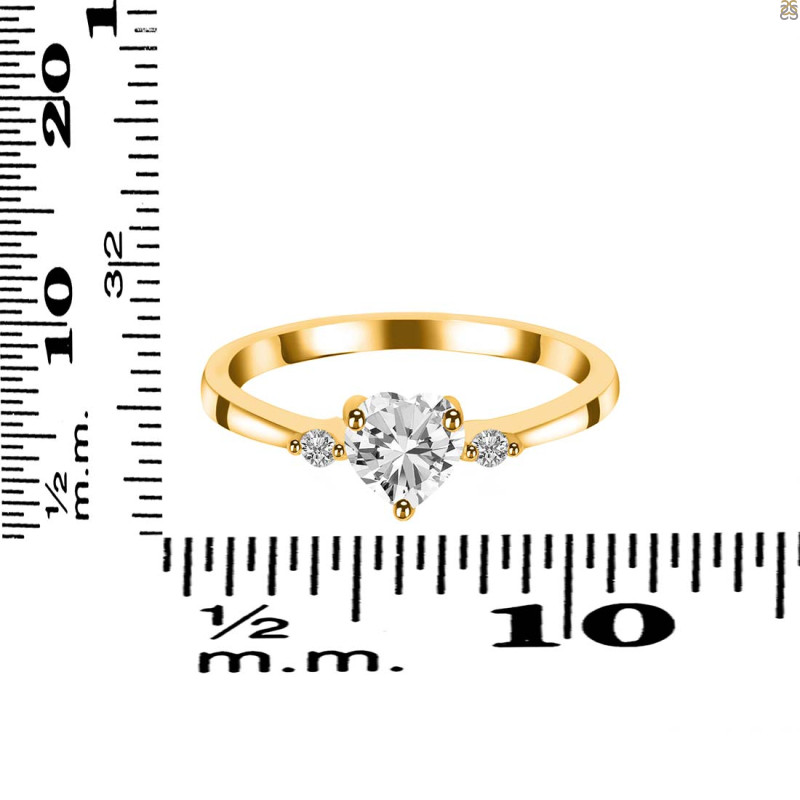 Crystal & White Topaz Ring CST-RR-425.