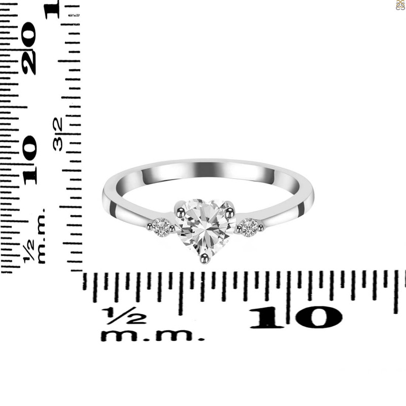 Crystal & White Topaz Ring CST-RR-425.