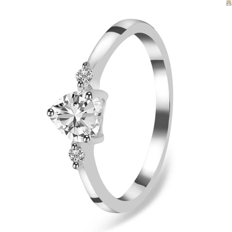 Crystal & White Topaz Ring