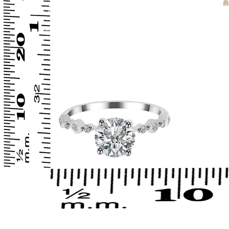 Crystal & White Topaz Ring CST-RR-426.