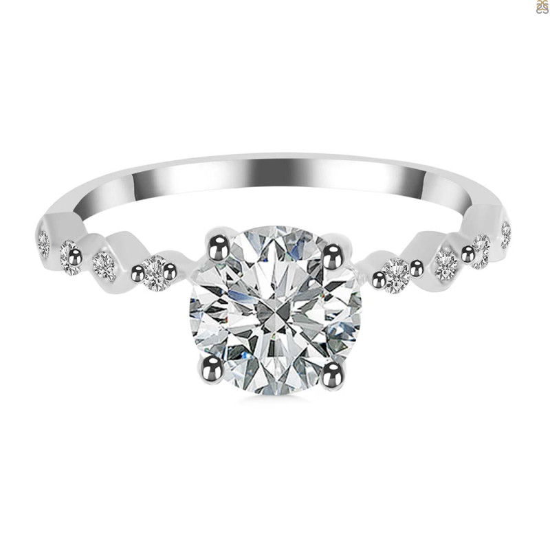 Crystal & White Topaz Ring CST-RR-426.