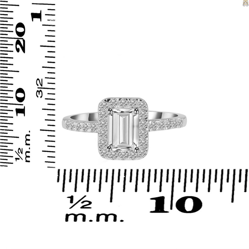 Crystal & White Topaz Ring CST-RR-432.