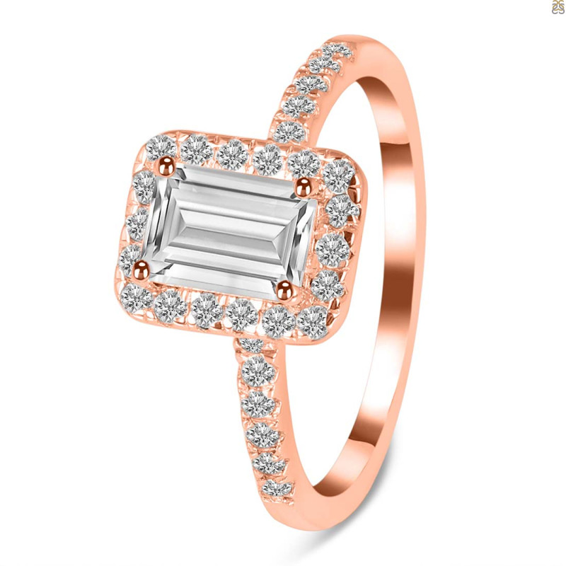 Crystal & White Topaz Ring CST-RR-432.