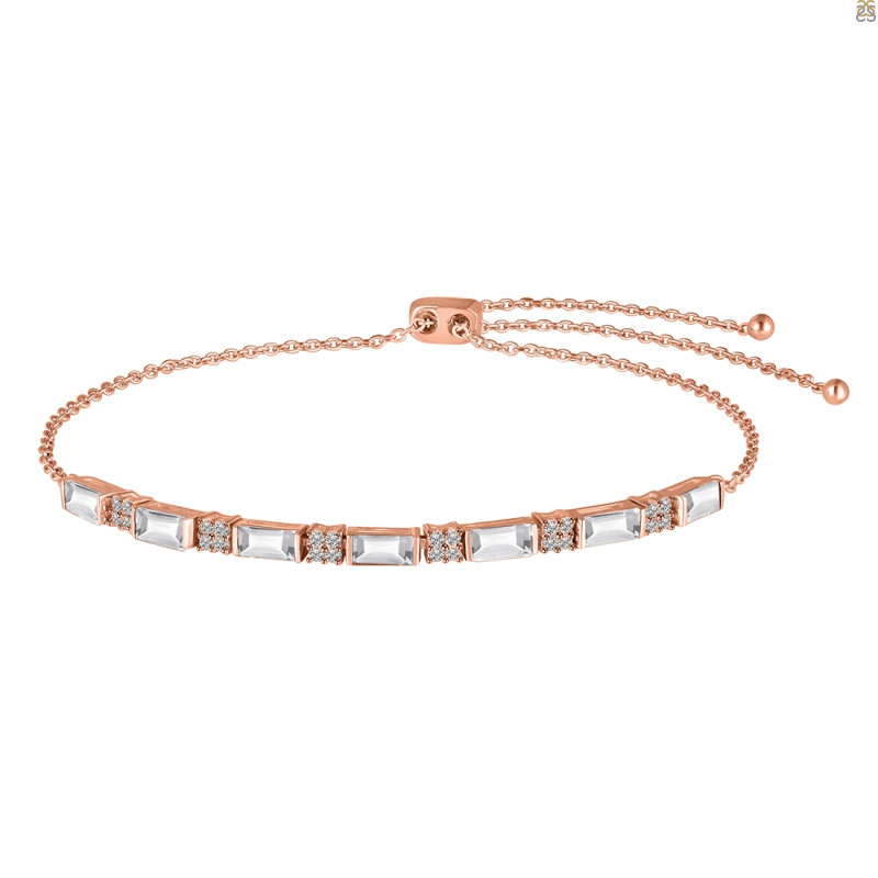 Crystal & White Topaz Bracelet
