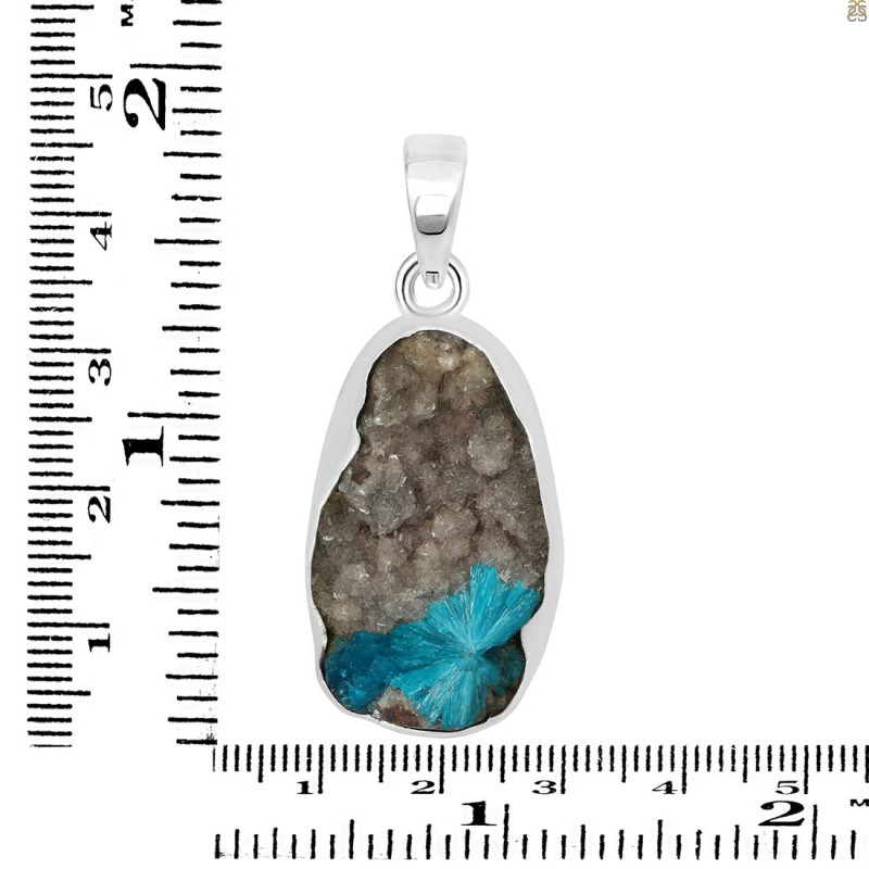 Cavansite Pendant-SP CVS-1-25