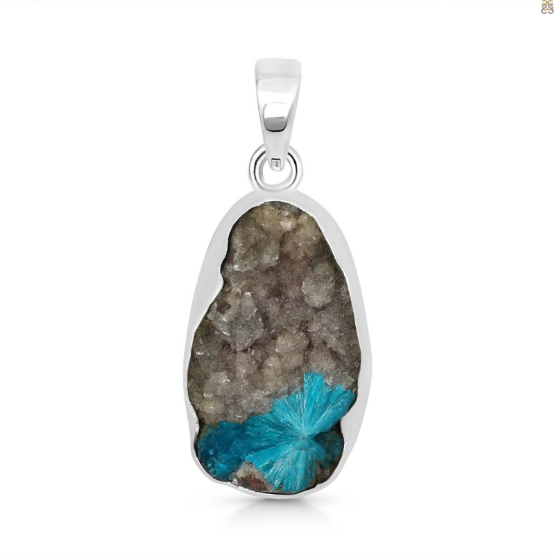 Cavansite Pendant-SP CVS-1-25