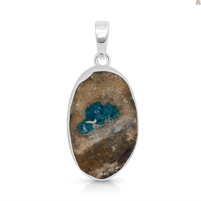 Cavansite Pendant-SP CVS-1-34