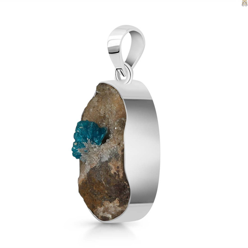 Cavansite Pendant-SP CVS-1-34