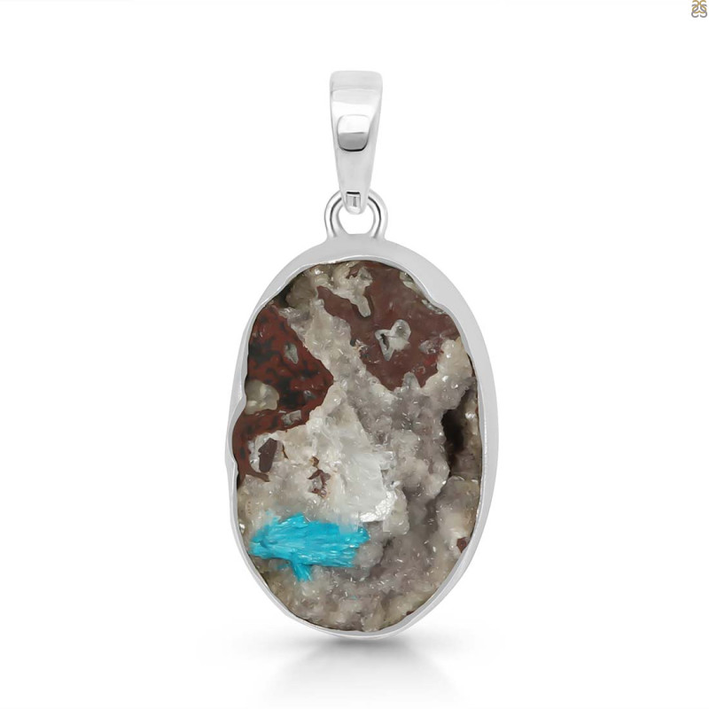 Cavansite Pendant-SP CVS-1-37