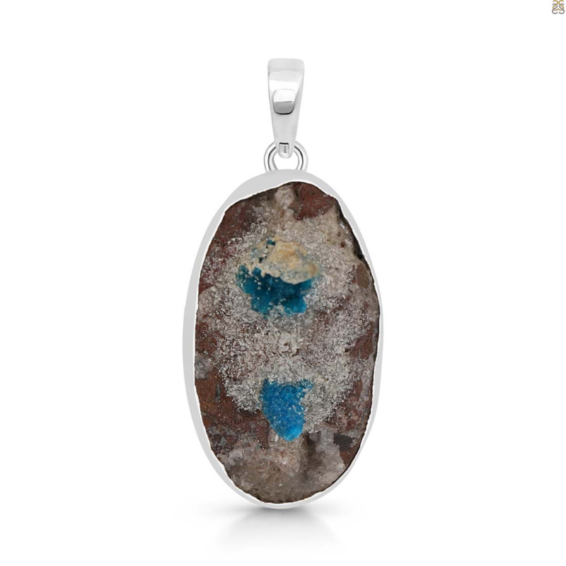 Cavansite Pendant-SP CVS-1-38