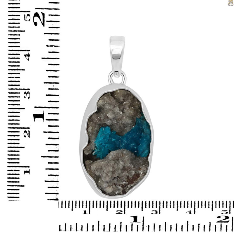 Cavansite Pendant-SP CVS-1-40