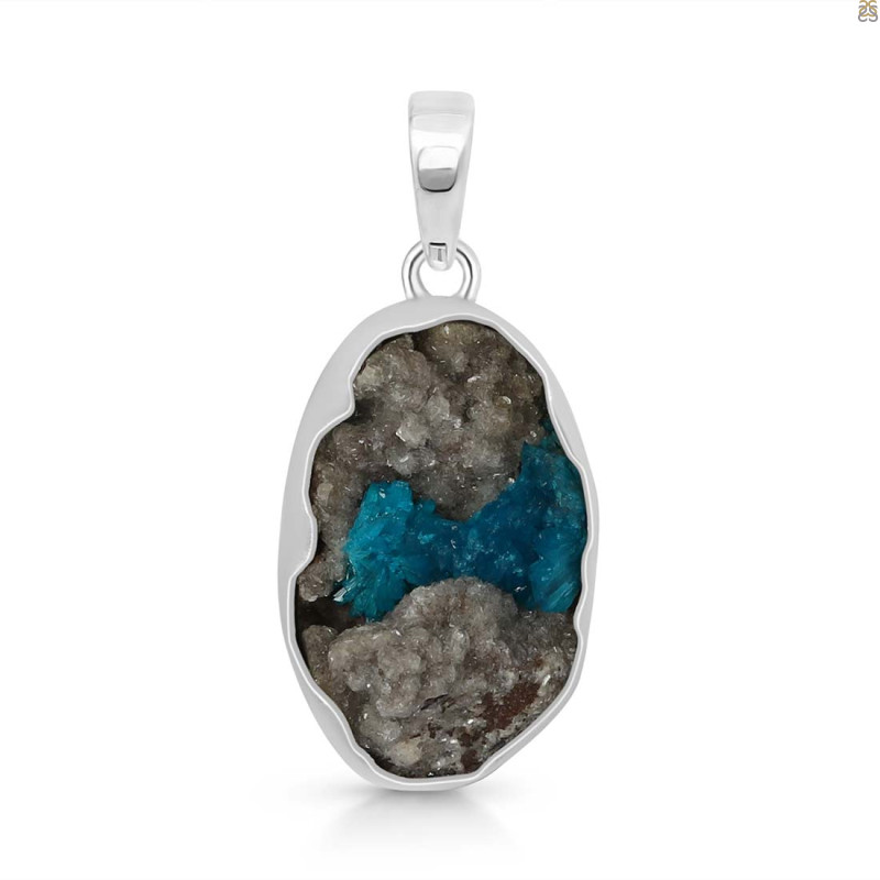 Cavansite Pendant-SP CVS-1-40