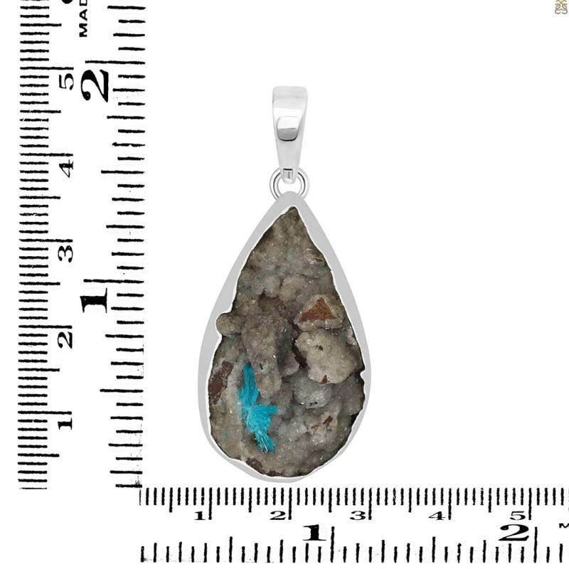 Cavansite Pendant-SP CVS-1-43