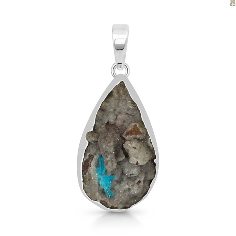 Cavansite Pendant-SP CVS-1-43