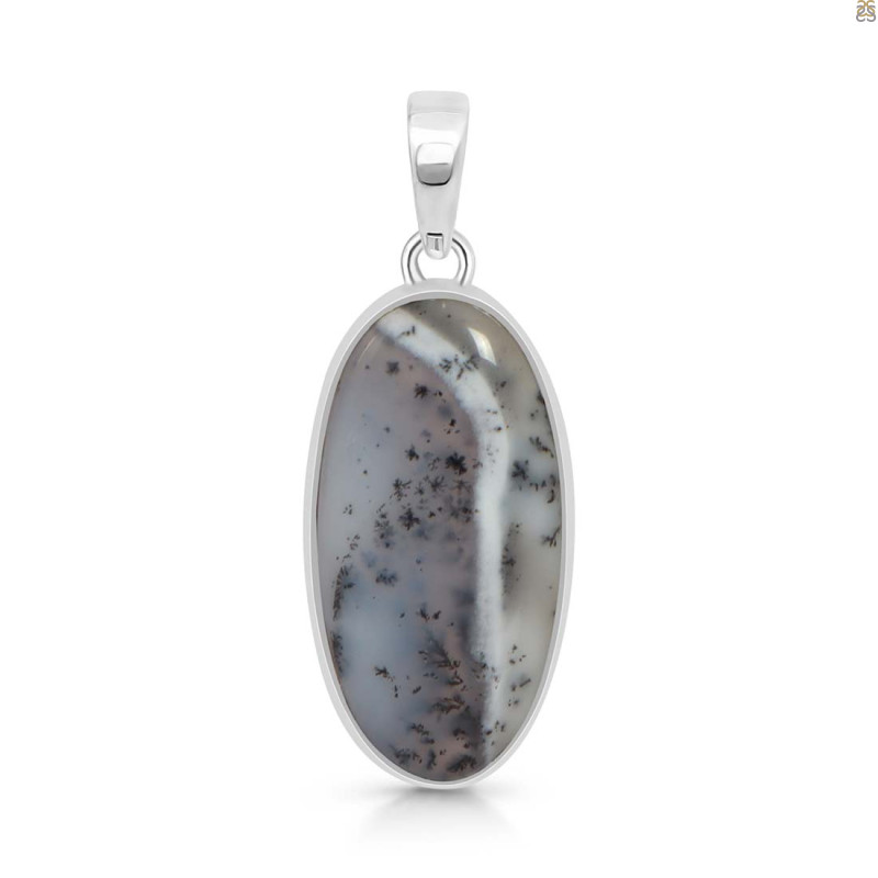Dendritic Agate Pendant-SP DDA-1-130