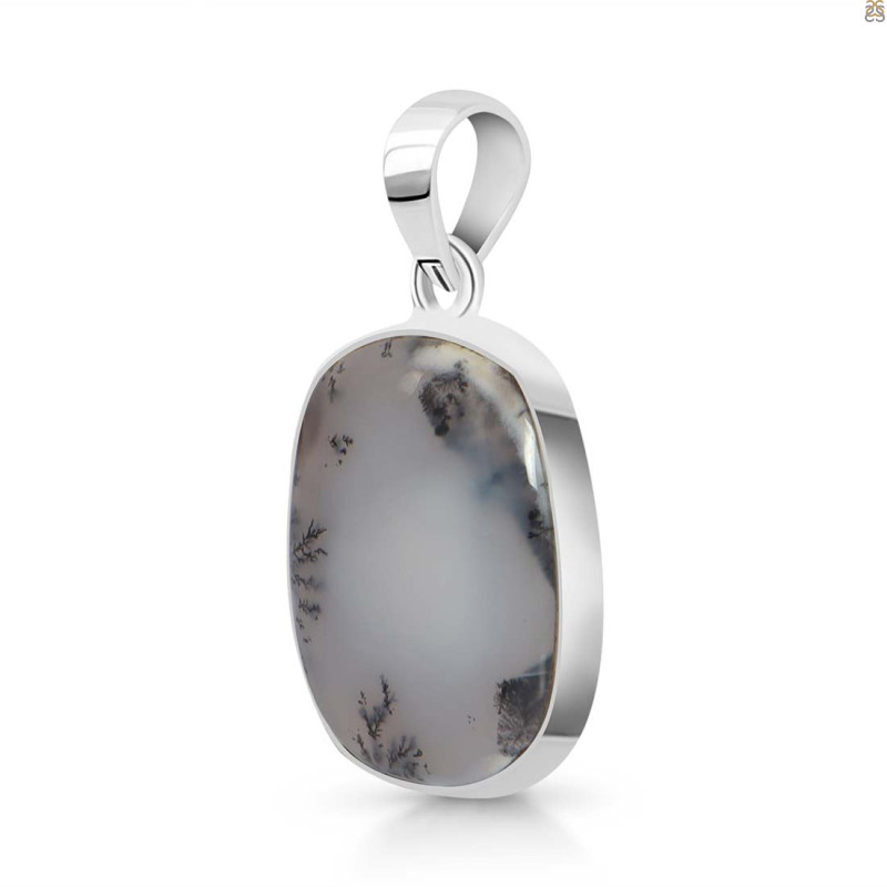 Dendritic Agate Pendant-SP DDA-1-14