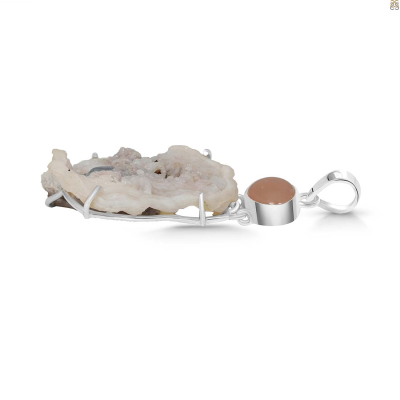 Desert Druzy Pendant-2SP DDZ-1-19