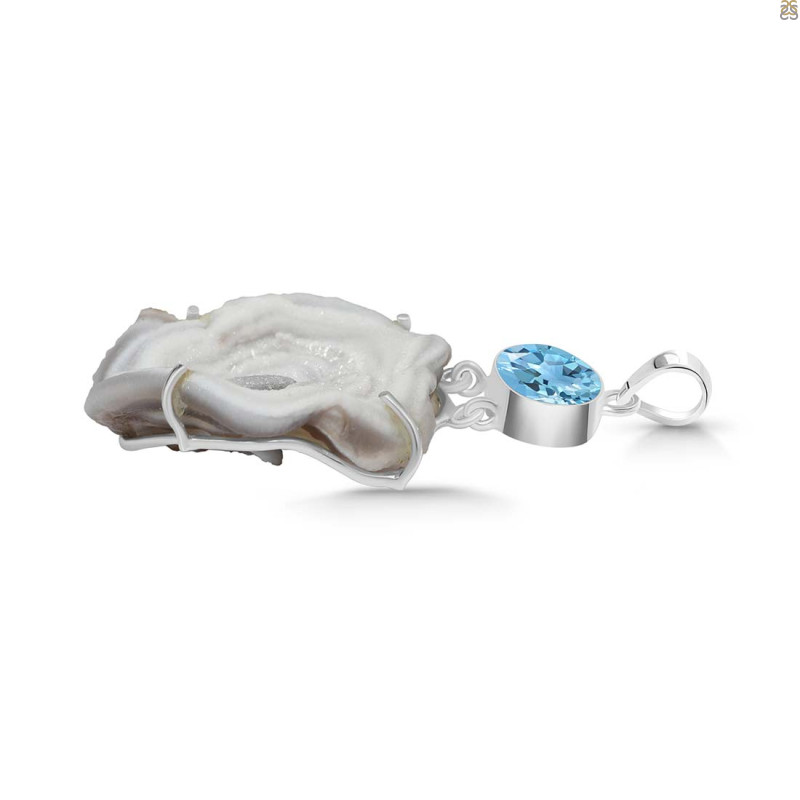 Desert Druzy Pendant-2SP DDZ-1-44
