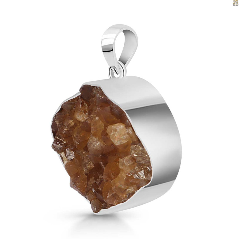 Natural Druzy Pendant-SP