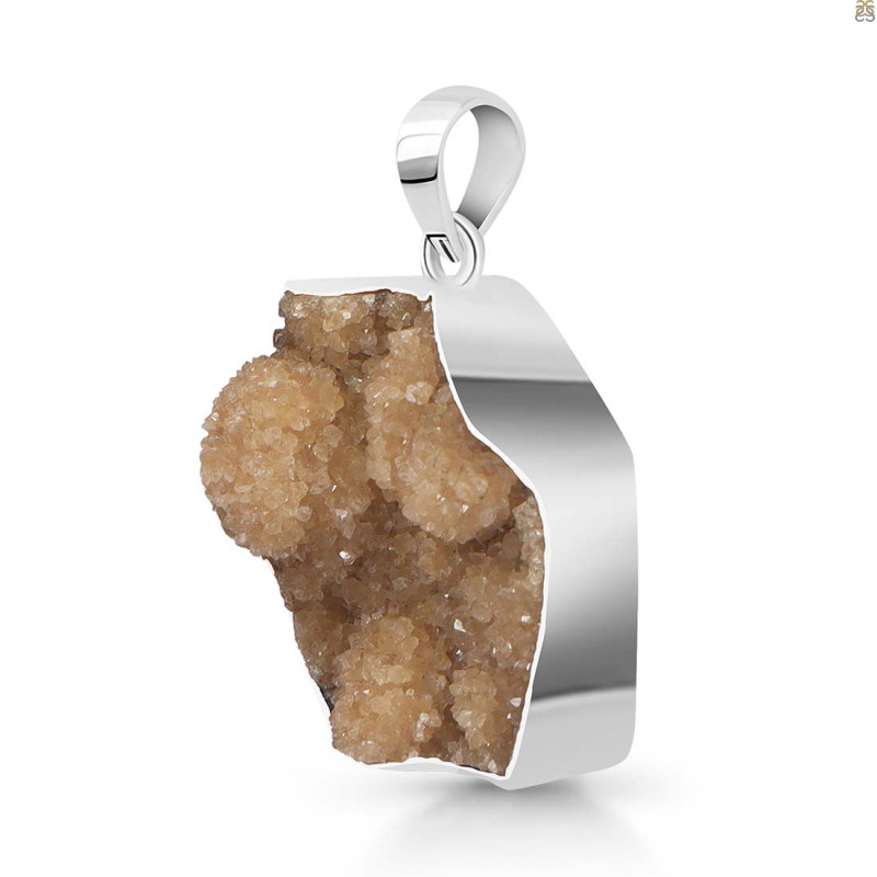 Natural Druzy Pendant-SP