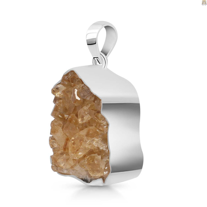 Natural Druzy Pendant-SP