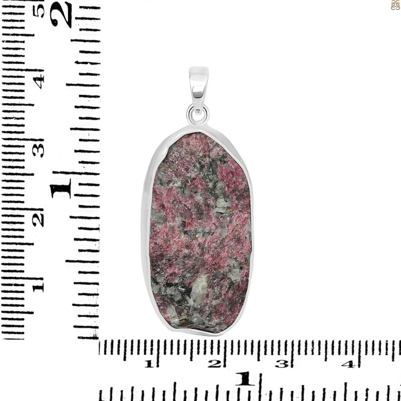 Eudialyte Druzy Pendant-SP EUD-1-147