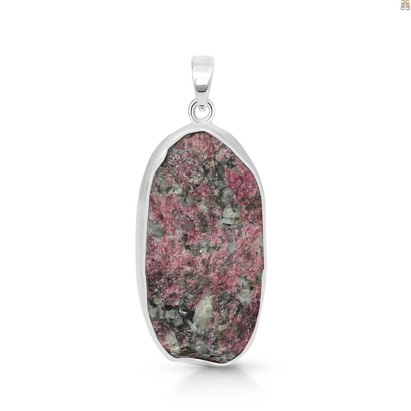 Eudialyte Druzy Pendant-SP EUD-1-147
