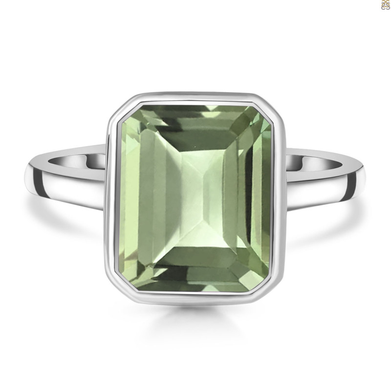 Green Amethyst Ring GRA-RDR-1752.